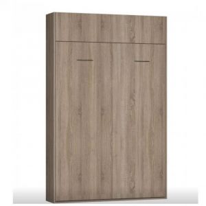 Image de Inside75 Armoire lit escamotable DYNAMO chêne couchage 120*200 cm - natural