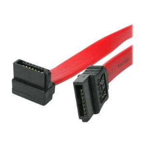 StarTech.com SATA18RA1 - C&acirc;ble SATA 46 cm 18" Connecteur Angle Droit Coud&eacute;