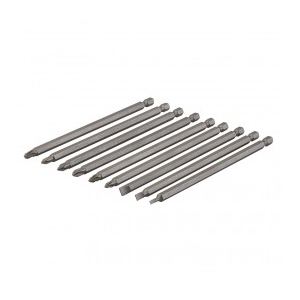 Image de Silverline SB08 - Coffret de 9 embouts de vissage super-longs 150 mm