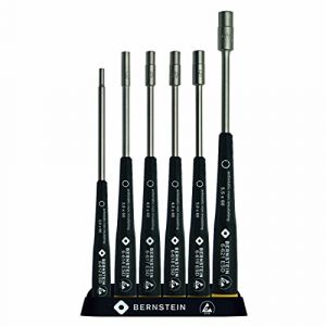 Image de Bernstein Lot de tournevis 6 pi&egrave;ces 6 pans ext&eacute;rieurs 6-610 1 pi&egrave;ce
