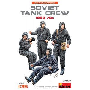 Mini Art Figurines Soviet Tank Crew 1960-70's- 1/35 - Figurine