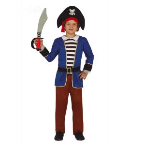 Déguisement pirate rayé garçon Taille 7 à 9 ans (125 135 cm)