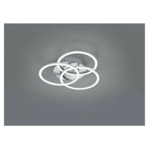 Boutica-design Plafonnier Circle Nickel mat 1x27W SMD LED