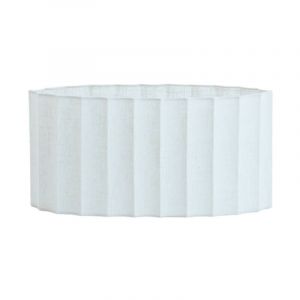 Light&living - abat-jour - Disli - blanc - textile - E27 -