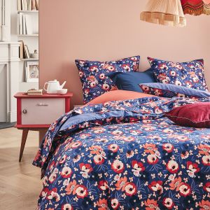Essix Housse de couette en percale de coton, Alice, 140x200 cm