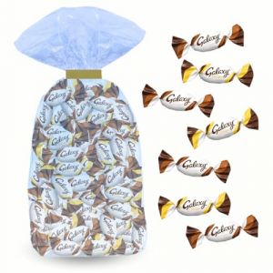GALAXY Minis Sachet de 545g de chocolat Environ 60 bonbons au chocolat emballés individuellement Prêt à Offrir pour Noël