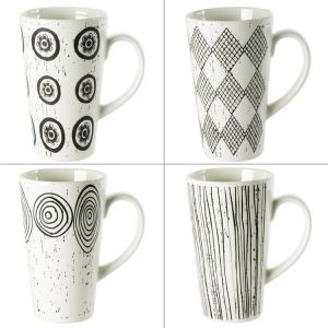 Image de Table passion Palawan - 4 mugs en porcelaine