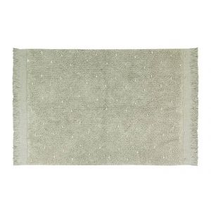 Lorena canals Tapis coton lavable olive 140x200cm