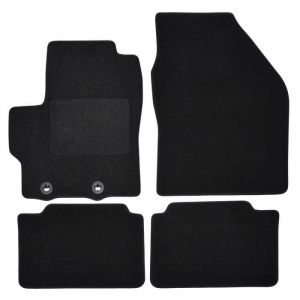 Tapis de sol - Toyota - Yaris - Velours noir - 4 pièces - Ajustement précis