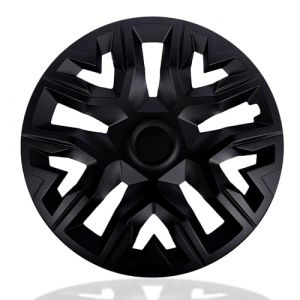 NRM The Best enjoliveurs universels 16 noir mat 4 pièces