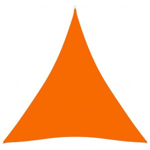 VidaXL Voile de parasol Tissu Oxford triangulaire 3,6x3,6x3,6 m Orange