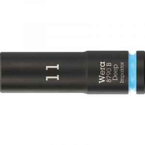 Wera 05005552001 8790 B Douilles Impaktor Deep avec emmanchement 3/8", 11 x 63 mm