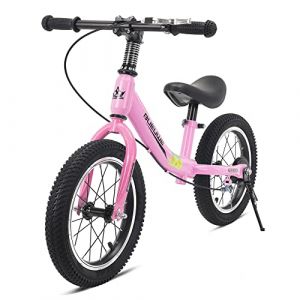 Draisienne Enfant GASLIKE 16 Pouces avec Frein et Béquille Réglable Cadeau Idéal