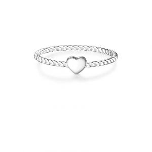Glanzstücke München - Ring Herz Sterling Silber in Silber Ringe 1 ct Damen (44.99 € / 1 ct)