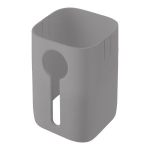 Zwilling FRESH & SAVE CUBE &Eacute;tui pour bo&icirc;te de conservation taille 2S, protection maximale des aliments sensibles &agrave; la lumi&egrave;re, indicateur de niveau, plastique sans BPA, couleur grise