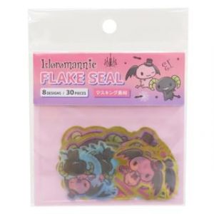 Sanrio Lloromannic Flake Stickers Set S/30×30mm, L/60×60mm