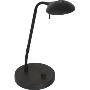 Mexlite lampe &agrave; poser Biron - noir - m&eacute;tal - 7502ZW