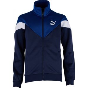 Image de Puma Iconic MCS Track B Veste de survêtement Garçon, Peacoat, FR Unique (Taille Fabricant : 164)