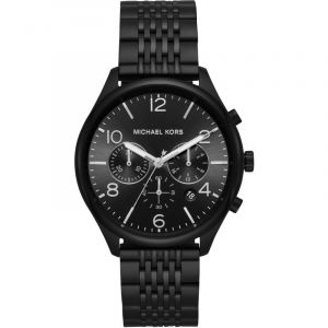 Michael Kors MK8640 Merrick - Montre chronographe avec bracelet - Noir