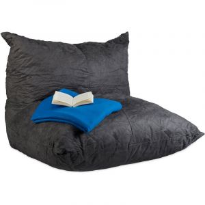 Image de Relaxdays Pouf poire avec dossier - 10023315-111