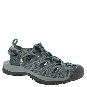 Keen Whisper Sandales de Sport et d'extérieur, pour Femme, Taille Unique - Medium Grey Peacock Green, 37 EU