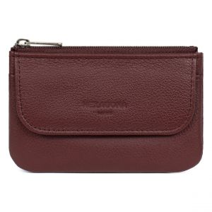 Hexagona Porte-monnaie Porte monnaie et cl&eacute;s - Couleur Unique - Taille Marron