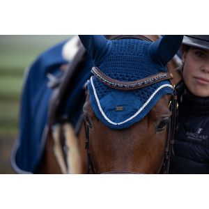 Frontal pour cheval HFI Padded Wave + Strass