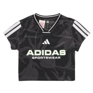 Adidas T-shirt enfant House of Tiro Colors of Football Crop T-Shirt Kids Noir - Taille 11 / 12 ans,13 / 14 ans,7 / 8 ans,9 / 10 ans,14 / 15 ans