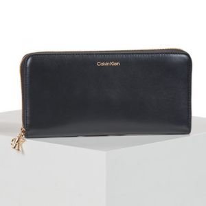 Calvin Klein Portefeuille Jeans PULLER LARGE ZIP AROUND Noir - Taille Unique