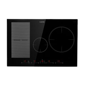 Klarstein Delicatessa 77 Hybrid Table de cuisson à induction encastrable - 4 zones - Puissance 7000W max. - Vitrocéramique noire