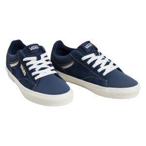 Vans Homme Seldan Basket, Robe Sport en Suède Bleus, 44 EU