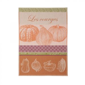 Image de Coucke Torchon COURGES en jacquard de coton