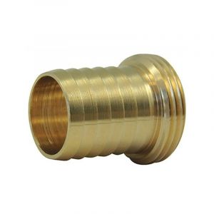 Ezfitt Embout male cannelé - fileté male en laiton - Ø A: 1''1/4 Ø B: 30mm
