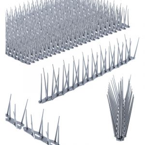 Kadax - 24x Pointes Anti-Oiseaux Anti-Oiseaux Inox Haut 11,64m Coffre-fort
