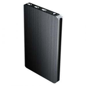 Yonis Micro Espion Ultra-Mince Enregistreur Vocal HD Réduction De Bruit 16GB Noir