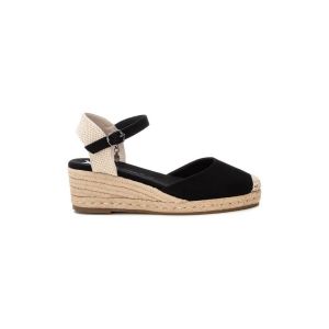 Xti Espadrilles Femme Noir - Chaussures confortables et polyvalentes - Mode d&eacute;contract&eacute;e - Mod&egrave;le 14410404 (Taille37)