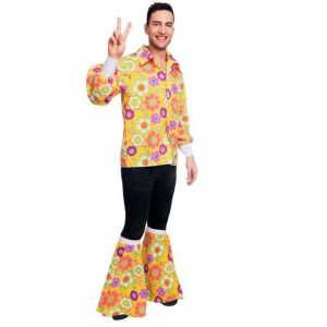Amscan Costume adultes 60's chemise Flower Power taille Standard