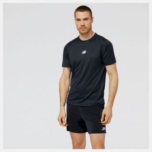 New Balance Impact Run AT N-Vent Short Sleeve - T-shirt homme Black M