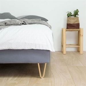 Camif Edition Jeu de 4 pieds épingle 16 cm --Beige