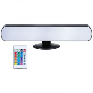 Grundig Lampe Led &agrave; Lumi&egrave;re Blanche Et Coul&eacute;e Avec T&eacute;l&eacute;commande 24,5 X 3,5 X 4 Cm