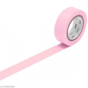 Masking tape mt Basic Uni - Rose - 15 mm x 7 m