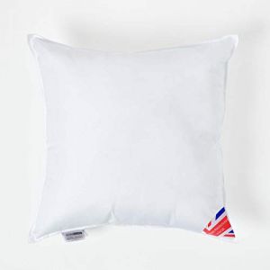 Homescapes - Coussin de garnissage en Microfibre, 55 x 55 cm - Blanc