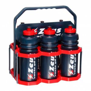 Zeus Porte-bouteille avec 6 gourdes 0,75l