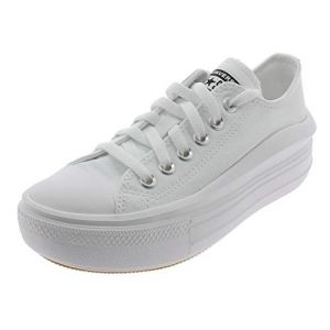 Image de Converse Chuck Taylor All Star Ox Platform Chaussures DE Sport pour Femme Blanc 570257C