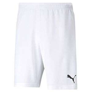 Puma Homme Short décontracté, Regular Fit, Polyester Blanc Noir, 3XL
