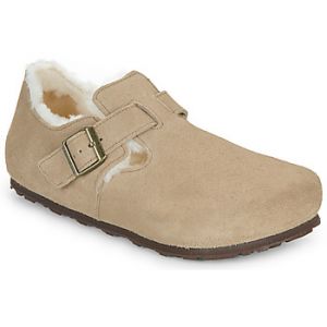 Birkenstock Derbies London Shearling LEVE Taupe Beige - Taille 39,42,44,45,46