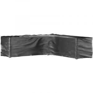 VidaXL Housse de salon de jardin en forme de L 20 œillets 300x300x90cm