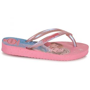 Havaianas Tongs enfant KIDS SLIM PRINCESS - Couleur 35 / 36,31 / 32,27 / 28,29 / 30,33 / 34 - Taille Rose