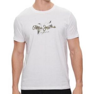 Pepe Jeans Compter T-Shirt, Blanc (White), XXL Homme