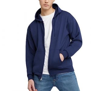 Hanes Sweat à Capuche pour Homme, Bleu Marine, XXXL